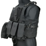 AAV FSBE Taktinen liivit Musta