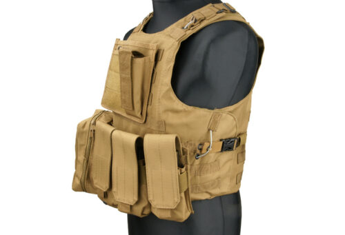 FSBE Tactical Vest – TAN KingArms.ee Waistcoats and harnesses