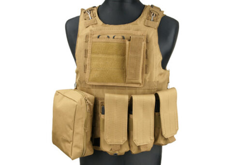 FSBE Tactical Vest – TAN KingArms.ee Waistcoats and harnesses