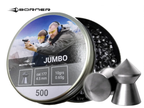 Borner “Jumbo” 0,65 g 4.5mm (500 tk) KingArms.ee Ilmakivääreitä 4,5mm