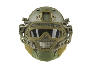 Шлем Fast PJ с защитной маской (Olive) KingArms.ee Airsoft