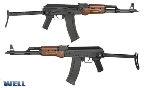 WELL AK G74C GBBR FULL METAL REAL WOOD KingArms.ee Electro-pneumatic weapons