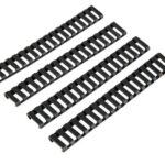 4 Комплект накладок на RIS рельсы черный