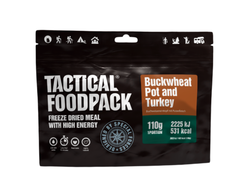 Buckwheat dish with turkey 110g KingArms.ee Tactical Foodpack