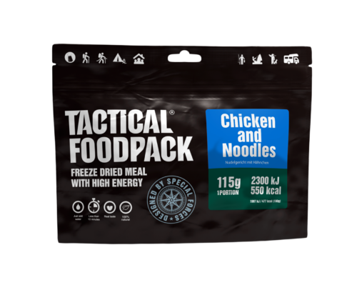 Noodle dish with chicken 115g KingArms.ee Tactical Foodpack
