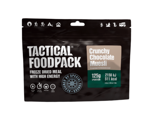 Crispy chocolate muesli 125g KingArms.ee Tactical Foodpack