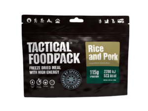Rice dish with pork 115g KingArms.ee Tactical Foodpack