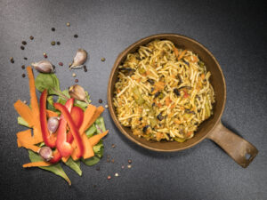 Vegetable wok with noodles 100g KingArms.ee Tactical Foodpack