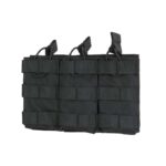 MODULAR OPEN TOP TRIPLE MAG POUCH FOR 5.56 BLACK 8FIELDS KingArms.ee Storage pockets