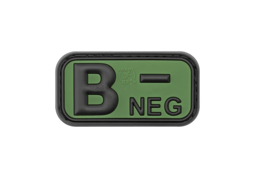 Bloodtype Rubber Patch B Neg KingArms.ee Patches