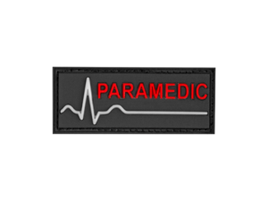 Paramedic Rubber Patch KingArms.ee Patches