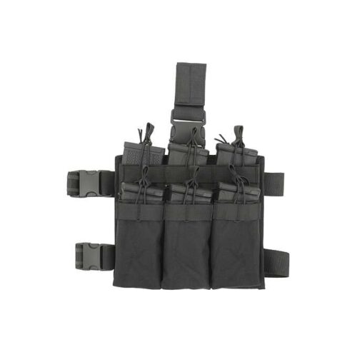 M4/AR-15 SIX-MAG STACKER DROP LEG PANEL – BLACK [8FIELDS] KingArms.ee Storage pockets