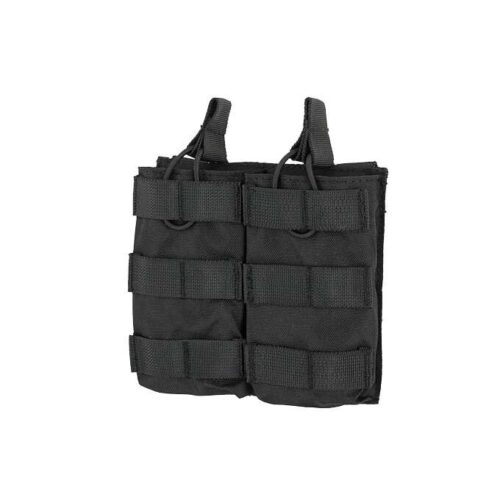 MODULAR OPEN TOP DOUBLE MAG POUCH FOR 5.56 – BLACK [8FIELDS] KingArms.ee Storage pockets