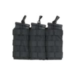 MODULAR OPEN TOP TRIPLE MAG POUCH FOR 5.56 BLACK 8FIELDS KingArms.ee Storage pockets