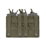 TRIPLE 5.56 MAG PISTOL POUCH PANEL 5 PLUS 2 OLIVE KingArms.ee Storage pockets