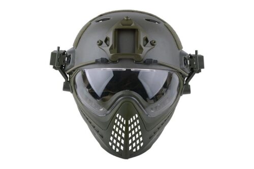 FAST PJ Piloteer Helmet Replica – Olive Drab [Ultimate Tactical] KingArms.ee Airsoft