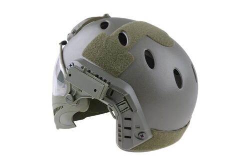 FAST PJ Piloteer Helmet Replica – Olive Drab [Ultimate Tactical] KingArms.ee Airsoft