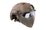 FAST PJ Piloteer Helmet Replica – Tan KingArms.ee Airsoft