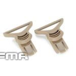 Поворотные зажимы для очков 36 мм желтовато коричневые