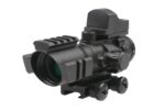 Rhino 4X32 Scope with Micro Red Dot Sight THETA OPTICS KingArms.ee Sights