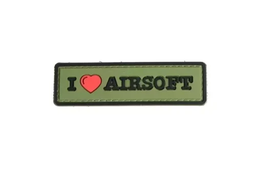 I Love Airsoft – 3D Patch KingArms.ee Patches