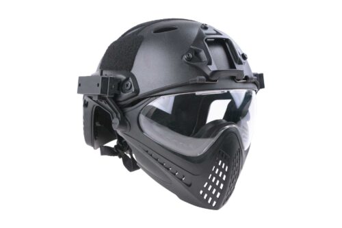 FAST PJ Piloteer Helmet Replica – Black [Ultimate Tactical] KingArms.ee Airsoft