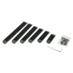 Bėgių rinkinys 6 pakuotės Keymod ir M-LOK