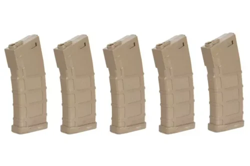 Set of 5 BMAG 140 BB Magazines for M4/M16 Replicas KingArms.ee Airsoft