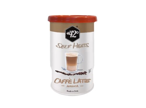 Self-heated caffe latte [42 Degrees] KingArms.ee Self-heating beverage