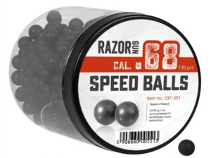 Rubber-metal balls / 100 cartridges  [RazorGun] KingArms.ee Rubber bullets