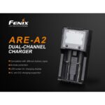 Mains-powered battery charger ARE-A2 LCD (Fenix) KingArms.ee Chargers