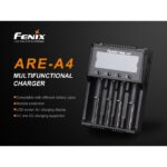 Mains-powered battery charger ARE-A4 LCD (Fenix) KingArms.ee Chargers