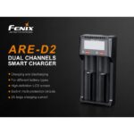 ARE-D2 LCD battery charger with battery bank function (Fenix) KingArms.ee Chargers