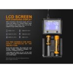 Mains-powered battery charger ARE-A2 LCD (Fenix) KingArms.ee Chargers