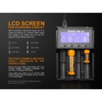 Mains-powered battery charger ARE-A4 LCD (Fenix) KingArms.ee Chargers