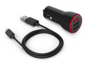 Car charger with Micro USB cable (Guardian Angel) KingArms.ee Police/Military