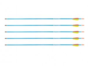Poe Lang bow and arrow 30″ sharp blue 5x KingArms.ee Arrows/tips