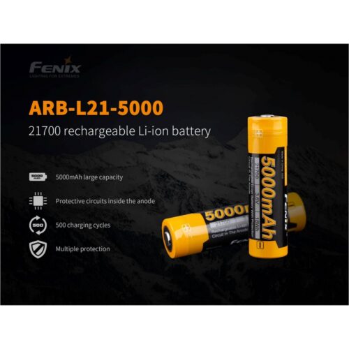 ARB-L21-5000 Li-On battery (Fenix) KingArms.ee Flashlight