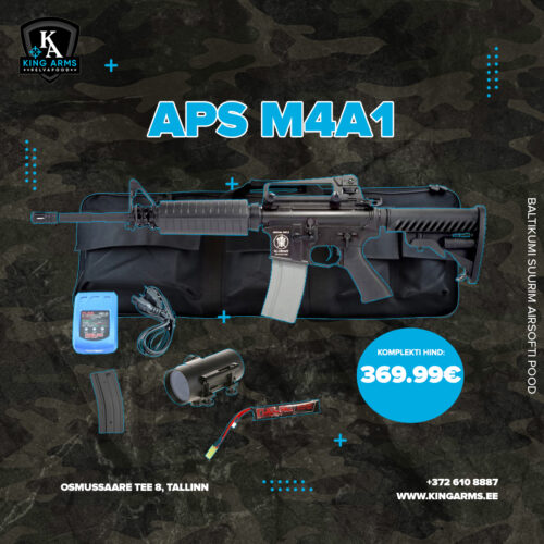 APS M4A1 KingArms.ee Tarjouksia