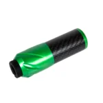 Carbon fibre silencer DSL2 36x100mm Green