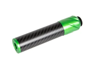 Carbon fibre silencer DSL2 36x150mm Green KingArms.ee Silencers