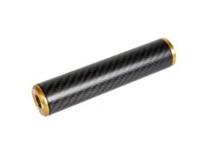 Carbon fibre silencer 30x150mm Gold KingArms.ee Silencers