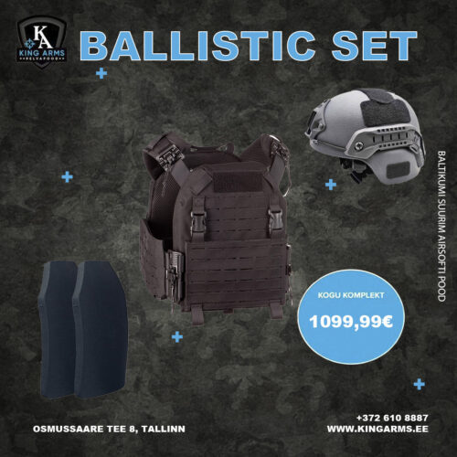 Ballistic protection kit Black KingArms.ee Offer