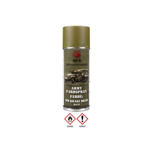Army Spray Paint, WH KHAKI DRAB, mat, 400 ml KingArms.ee Relvavärvid ja Maskeering