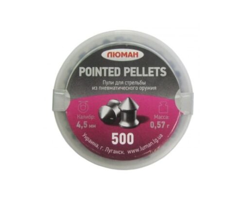 Ljuman – Pointed pellets (0.57g) KingArms.ee Airgun 4,5mm