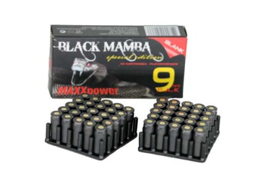 Black Mamba 9mm (starttipistooli) KingArms.ee Blank catridge
