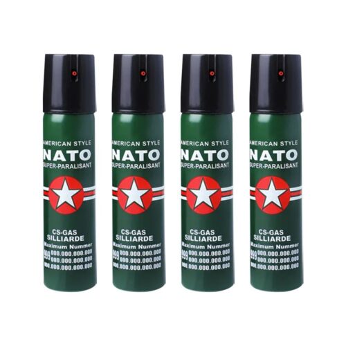 Pipragaas NATO x4 (60ml x4) KingArms.ee Pepper spray