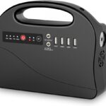 Enginstari kaasaskantav elektrijaam 120 Wh 100 W päikesegeneraator koos 110 V vahelduvvoolu pistikupesaga kaasaskantav liitiumpatarei toitepank hädaolukorras kodu välikämpingu RV jaoks