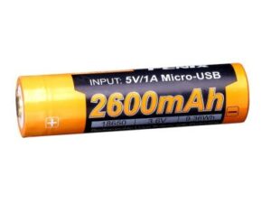 FENIX ARB-L18-2600U LI-ION AKU (MIKRO-USB OTSELAADIMISPORDIGA) KingArms.ee Lukturīši
