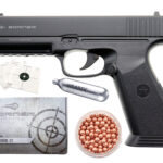 Pneumatinio šautuvo Glock 17 rinkinys